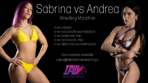 Andrea vs Sabrina: Wrestling Marathon