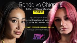 Ronda vs Chiara TOPLESS CATFIGHT